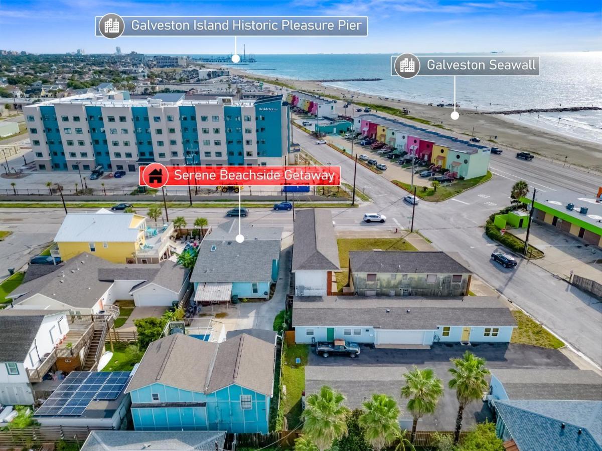 1 Min To Beach Ocean Breeze 3Br Fast Wifi Galveston Kültér fotó